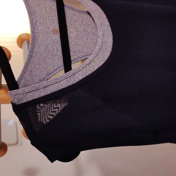 Tangerine layered athletic top - Picture 2 of 6